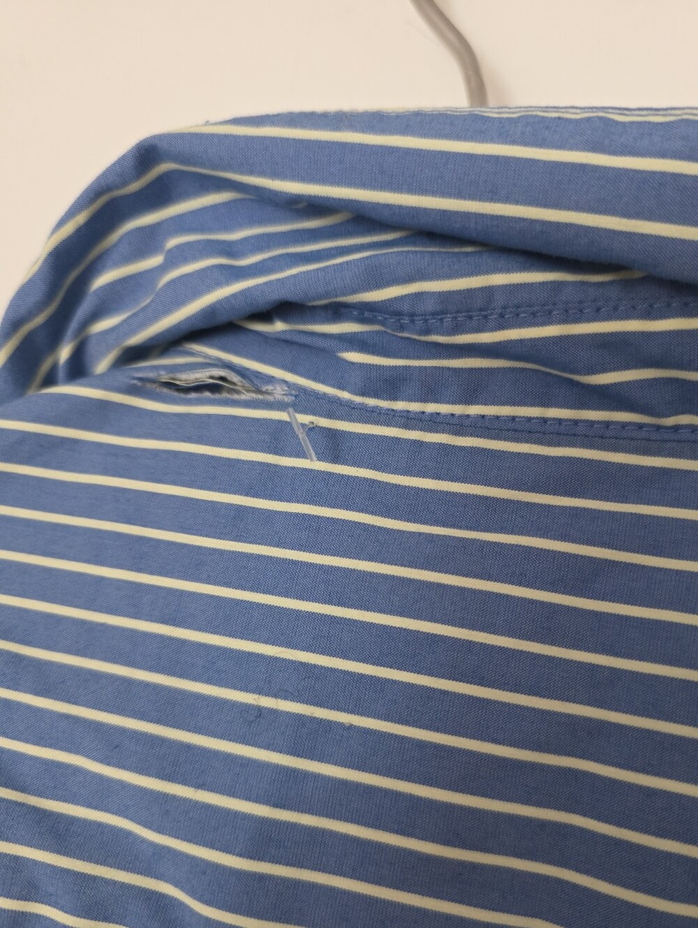 cinq à sept Blue and White Striped Tie-Front Shirt with Beaded Floral - Picture 8 of 12